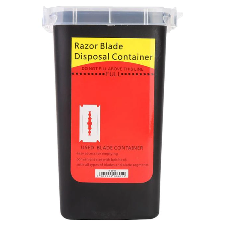 Razor Blade Disposal Container – Xcluciv Barber Supplier